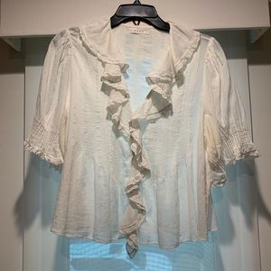 Doen Ruffle Salt Blouse